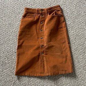 Everlane Corduroy Skirt